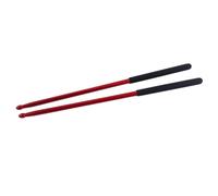 Generic 1 Pair Aluminium Alloy Drum Sticks for Drummer Exercises and Drum Pad Practicing, Strong Anti-rust Drumstick in Dark Red, Drumming Accessories for Practice
