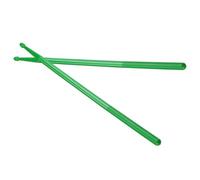 Generic 1 Pair Nylon Drumsticks with Non-slip Green Handles, Long Performance Drumsticks for Practice and Percussion Instrument Accessories, Suitable for Musicians and Drum Supplies