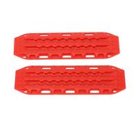 Generic 1 Pair RC Sand Ladder Plastic Recovery Ramps Board for SCX24 1/24, Anti Slip Design, Compatible with SCX24 Models, 2 Units Included (Red)