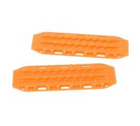 Generic 1 Pair RC Sand Ladder Plastic Recovery Ramps Board for SCX24 1/24, Anti Slip Design, Compatible with SCX24 Models, 2 Units Included (Orange)