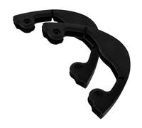 Generic 1 Pair Ski Bumper Strips Electric Skateboard for Electric Skateboards Snowboards Skate Board Snowboard Deck Guard Deck Guard Strip for Skateboard Longboard Cover Plastic Black