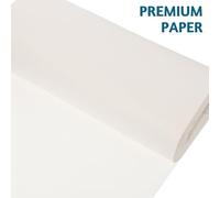 Generic 1 Roll of White Matte Wrapping Paper for DIY Projects and Clothing Easy to Cut Paper Roll 30cm X 50m Solid Colour Craft Wrapping