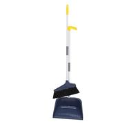 Generic 1 Set Broom Upright Dustpan Outdoor Dustpans Jumbo Lobby Dustpan Yard Stainless Steel Dustpan Bathroom Stable Dustpan Suit Handle Giant Office The Pet Household Products