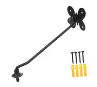 Generic 1 Set Cymbal Hanger Cymbal Disc Arm Drumstick Holder Cymbal Arm Wall Cymbal Stand Drum Rack Cymbals Plate Cymbal Slot Hanger Cymbal Part Grinding Wheel Drum Cymbal Boom Iron Black