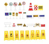 Generic 1 Set Educational Traffic Sign Simulation Road Signs for Safe Parking Scene Material Fun Learning for Childrens Motor Skills and Coordination