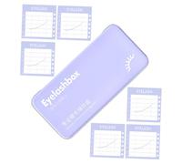 Generic 1 Set Eyelash Storage Box Fake Eyelashes Eye Container Holder Tray Case Holder Eye Organizer Container False Eye Case Travel Boxes Paper Violet