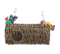 Generic 1 Set Hanging Bird Perch Hammock for Parakeets Birds Durable Comfortable Climbing Stand Fun Birdcage Accessory for Parrots Cockatiels Decoration