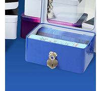 Generic 1 Set Heart Lock Metal Vintage Padlock with Key, Small Size and High Practicality, Suitable for Diary and Jewelry Box (Bronze)