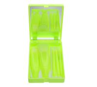 Generic 1 Set Makeup Brush Set Compact Makeup Brush Cosmetic Brush Set Toothpaste Holder Toothbrush Holder Portable Decoration Mini Women's Carabiner Moon Hair Pin Makeup Brushes with Case