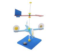 Generic 1 Set Science Experiment Wind Vane Kit DIY Assembly for Hands Learning Interactive Stem Project for Boys and Promotes Creativity and Family Engagement