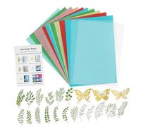 Generic 1 Set Sun Printing Kit Cyanotype Paper with Clips Natural for DIY Projects Easy to Use for Art Crafts Durable Materials for Lasting Display