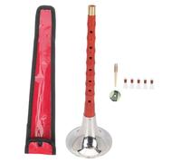 Generic 1 Set Traditional Suona Instrument for Beginners Wood Wind Instrument with Key & Included Reed and for Practice and Performance