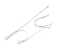 Generic 1 to 5 4 Pin Chassis Fan Extension Cable Flexible for Computer PC Optimized Cooling ABS Material 1 Unit