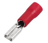 Generic 10~100 Female Crimp Terminal 2.8 4.8 6.3mm Insulated Spade Wire Connectors Red blue yellow Electrical Wiring Cable Plug(Red 2.8mm,50PCS)