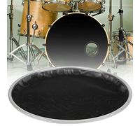Generic 10 Inch Silent Black Double-layer Nylon Mesh Drum Head for Drum Set Accessories, Good Silencing Effect, for Home Practice, Nylon + Aluminum Material