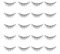 Generic 10 Pairs False Eyelashes Eyelashes Extensions Fiber Classic Simple Style Can Be Perfectly Curved Easy to Wear for Women Wedding Birthday Party