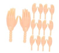 Generic 10 Pairs Realistic Doll Hands for DIY Projects Miniature Jointed Accessories for Doll Makers Lifelike Hand Parts for Enhanced Posing and Expression