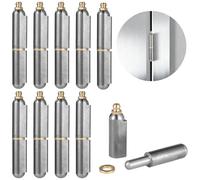 Generic 10 Pcs 3-1/2 in Weld On Hinges, Metal Gate Hinge with Grease Zerk for Welding, BBQ, Trailers, Doors