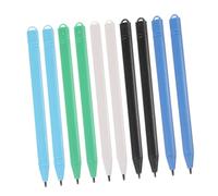 Generic 10 Pcs Lcd Drawing Board Stylus Pens for Touch Screens Pressure Sensitive Multi-color (blue Green White Light Blue Black) for Artists and Students