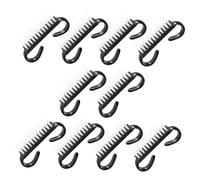 Generic 10 Pcs Nail Art Dust Brush Cleaning Nail 2.63x1.38x0.59in Plastic Not Easy to Break Fingernail Household for Manicure Store