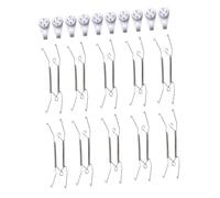 Generic 10-Piece Plate Hook Invisible Display Wall Mount Wire Hanger Stainless Steel Plate Hanging Set with Wall Hooks for Home Decoration Collectibles, 10Inch