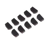 Generic 10 Pieces Digital Piano Mute Rubber Covers Piano Dampers Replacement PP Material Noise Reduction for Professional Maintenance Z, Black key