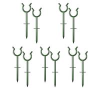 Generic 10 Replacement Supports for Irrigation Hose Guide, Rustproof, for Plant Protection
