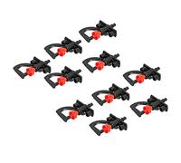 Generic 10 Set Refraction Spray Nozzle Misting Nozzle Watering Sprinkler, Suitable for Greenhouse and, Engineering Plastics Material, 1.6mm Water Outlet