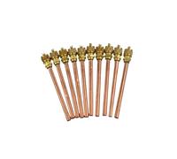 Generic 10 Valve 1/4 Inch SAE X 1/4 Inch OD X 4 Inch Stem Core AC Refrigeration Parts