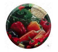 generic 10 X JAM JAR CAP LIDS TWISTOFF MULTICOLOURED N43 82mm.THEY ARE IDEAL FOR ANY TYPE OF PRESERVES,HONEY,JAM,MARMALADE,CHYTNEYS,THE LIDS ARE VINEGAR PROOF.