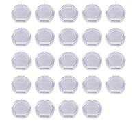 Generic 100 Clear Silicone Pads For Clip-On Earrings, Soft Ear Cushions For Pain Relief, Secure Pocket-Style Fit