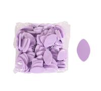 Generic 100 Eyelash Practice Sponges Eye Shape False Eyelashes Professional Eyelash Extension Sponges for Beginners, Purple
