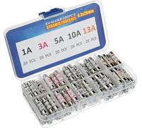 Generic 100 Pcs BS1362 Ceramic Tube Fuses (6.3x25 mm, 0.248x0.984 Inch), 1A, 3A, 5A, 10A, 13A, 240V, Top Electrical Fuses, Household