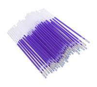 Generic 100 Pcs Fabric Marking Pen Refills Blue Heat Erasable Ink Quick Marking Removal Broad Textile Compatibility Abs Steel Material for Sewing and Fabric Pattern Transfer