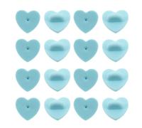 Generic 100 Pcs Rubber Pin Back Replacement Heart Shaped Brooch Clasp No Tools Required Good Replacement for Lost Backs Suitable for Jewelry Making DIY Crafts