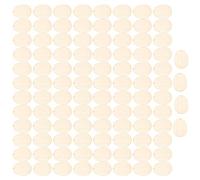 Generic 100 Pcs Wooden Egg Chip Handmade DIY Craft Easter Decoration Wooden Egg Chip Ornaments for Holiday Party Decor Craft Projects Size 30mm 40mm 50mm 60mm (40MM100pcs)