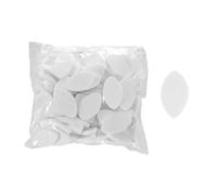 Generic 100 Pieces False Eyelash Pads Practice Sponges Training Tools Beauty Accessories Soft Material Reusable, White