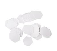 Generic 100 Pieces Hexagon English Paper Piecing Quilting Templates Craft, 8mm