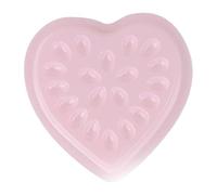 Generic 100 Pieces of Eyelash Extension Trays, Eyelash Grafting Tray with Flower Base, Eyelash Tray for Girls, light pink