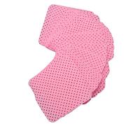 Generic 1000pcs Soft Lint Free Nail Wipes for Gel Polish Removal and Eyelash Glue Cleaning for Nail Artist At Home or Salon Pink Cotton Pad