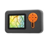 Generic 1000X Camera Microscope High Definition Handheld Portable Science Kit with 2 Inch Screen for Academic Research Educational Settings ABS Material (Gray)