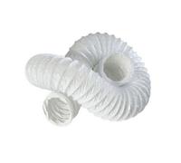 Generic 100mm White Flexible Pvc Hose, 45M Box