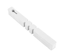 Generic 100pcs Adjustable Hanging Plant Labels Durable PVC Marker Tags for Seed Identification Garden Decor 21 X 2cm White Blue Pink (White)