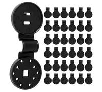 Generic 100pcs Black Plastic Garden Sunshade Clips for Shade Cloth Lock Grip, Easy to Store and Transport, for Greenhouse Netting and Outdoor Plant Protection