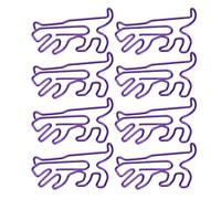 Generic 100Pcs Cute Animal Style Paper Clips Bright Electroplated for Organizing Files, Notebooks, and More, for Office and School, Metal (#2)