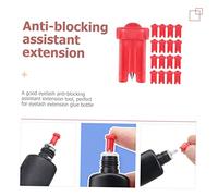 Generic 100Pcs Eyelash Glue Bottle Blocking Pins Durable Glue Nozzle Needles for Eyelash Extensions Compact Glue Bottle Tips Essential Tools for Lash Application