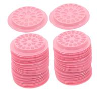 Generic 100pcs Eyelash Glue Holders Lash Extension Glue Pallet Tools for Eyelash Grafting and Application
