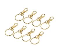 Generic 100PCS Gold Lobster Claw Clasp Durable Metal Keychain Clips for DIY Keychain Jewelry and Crafts
