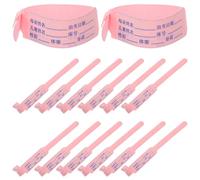 Generic 100pcs Identification Wristband for Wearers Made of Pp Synthesized Paper Sl nd Discreet Design Highly Visible and Easy to Clean for Facilities and Age Groups