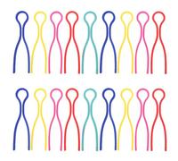 Generic 100pcs Plastic Bobbin Holder Clips Thread Spool Organizers Mixed Colors for Sewing Machine Bobbin Thread Management and Embroidery Craft Use